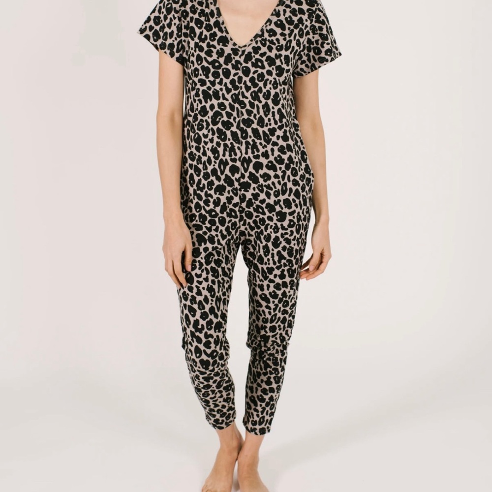 Smash & tess Lexi leopard romper size XS